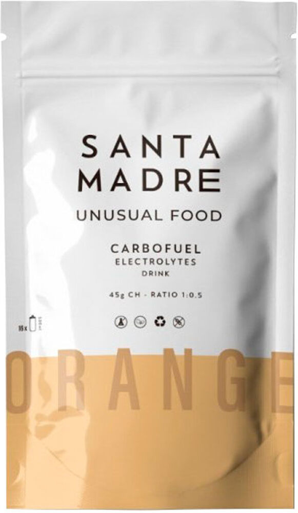 Santa Ma carbo fuel 45cho 832g energía instantánea Naranja (UNICA)