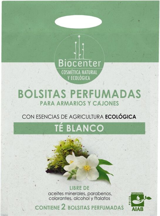 Biocenter Bolsitas perfumadas para armarios y cajones - Té Blanco