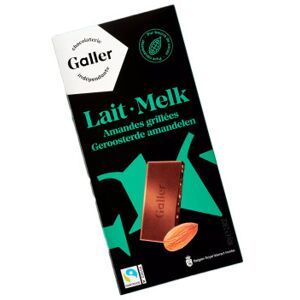 Suklaalevy Galler Milk Almonds, 80 g