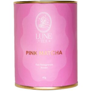 Granaattiomena-teejauhe Lune Tea Pink Matcha, 40 g