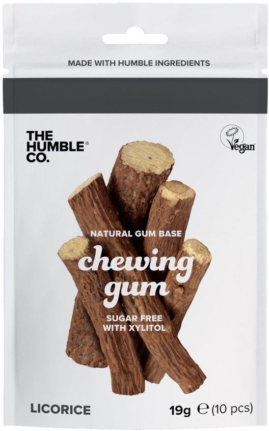 The Humble Co. The Humble Co Humble Natural Chewing Gum 10 kpl – Salty Licorice