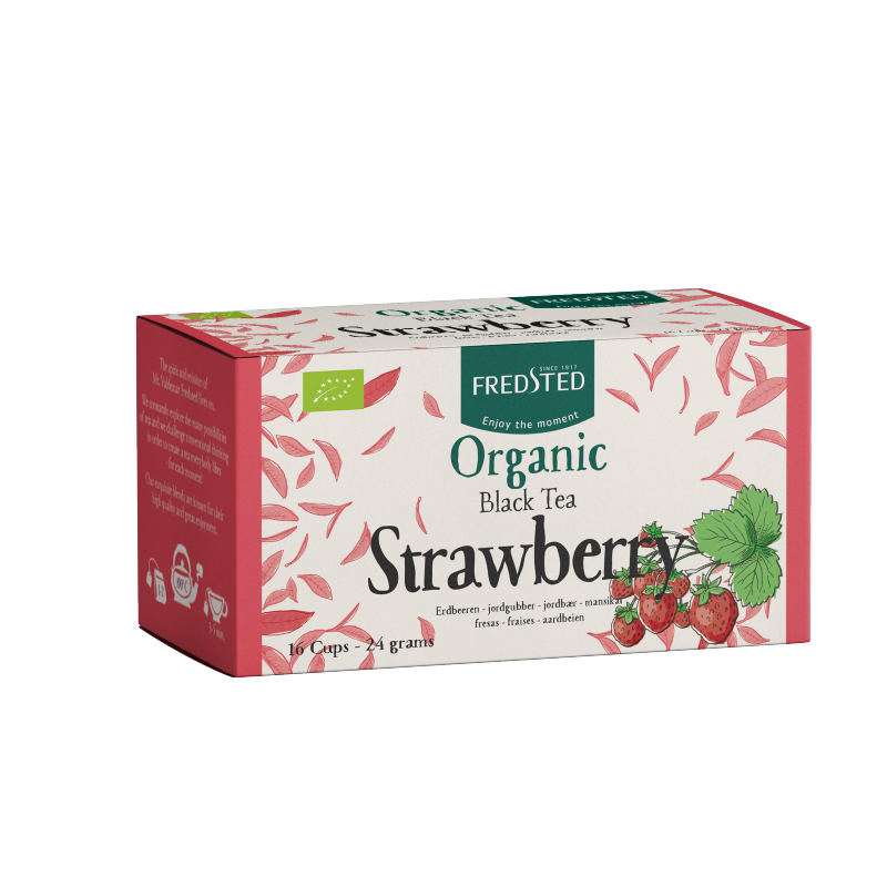 Fredsted Organic Black Tea Strawberry 16 pussia Tee