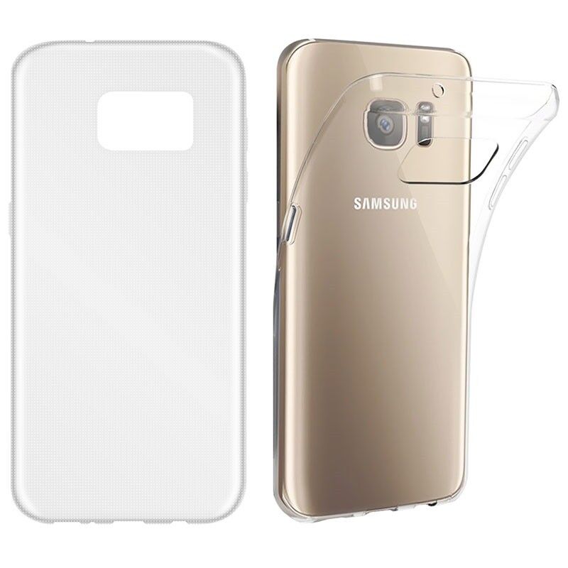 BasicsMobile Samsung S7 Clear Ultra Thin &amp; Soft Cover Samsung S7 Katteet  &amp;  kotelot
