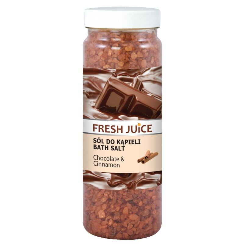Fresh Juice Bath Salt Chocolate &amp; Cinnamon 700 g Kylpykiteet