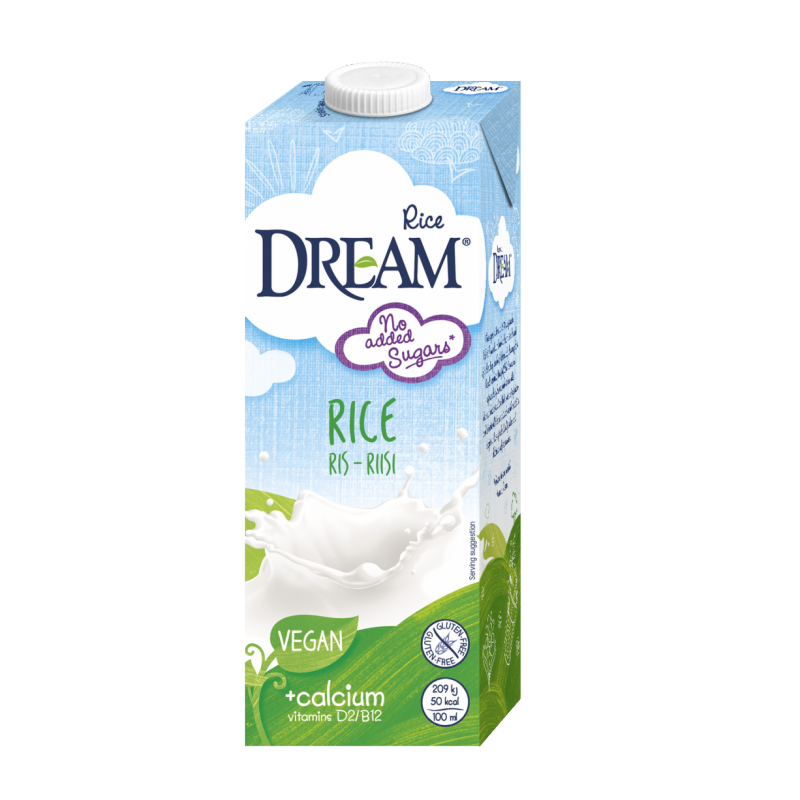 Dream Rice Riisijuoma + Kalsium 1000 ml Vegaani