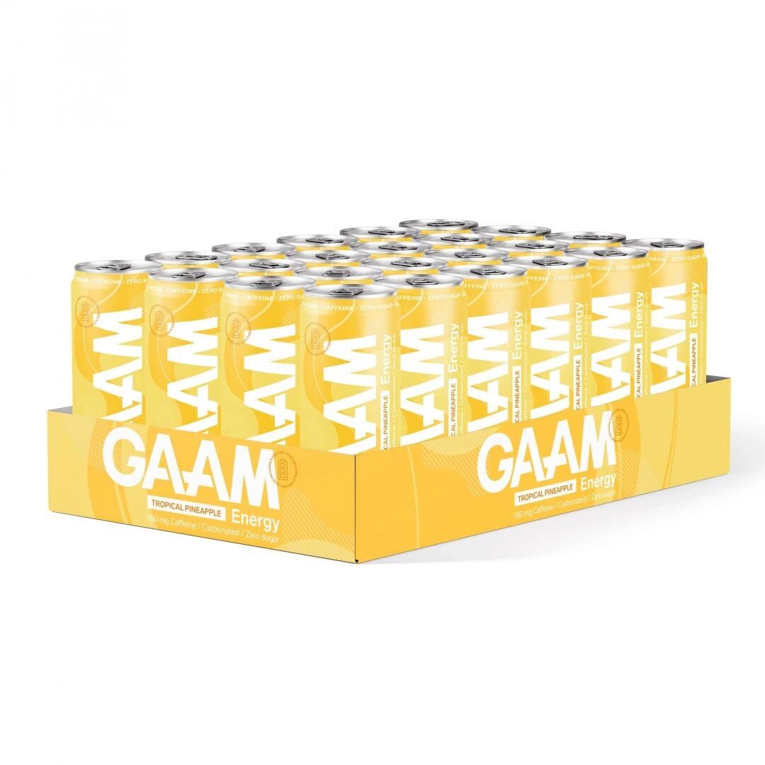 GAAM 24 X Gaam Energy, 330 Ml, Tropical Pineapple