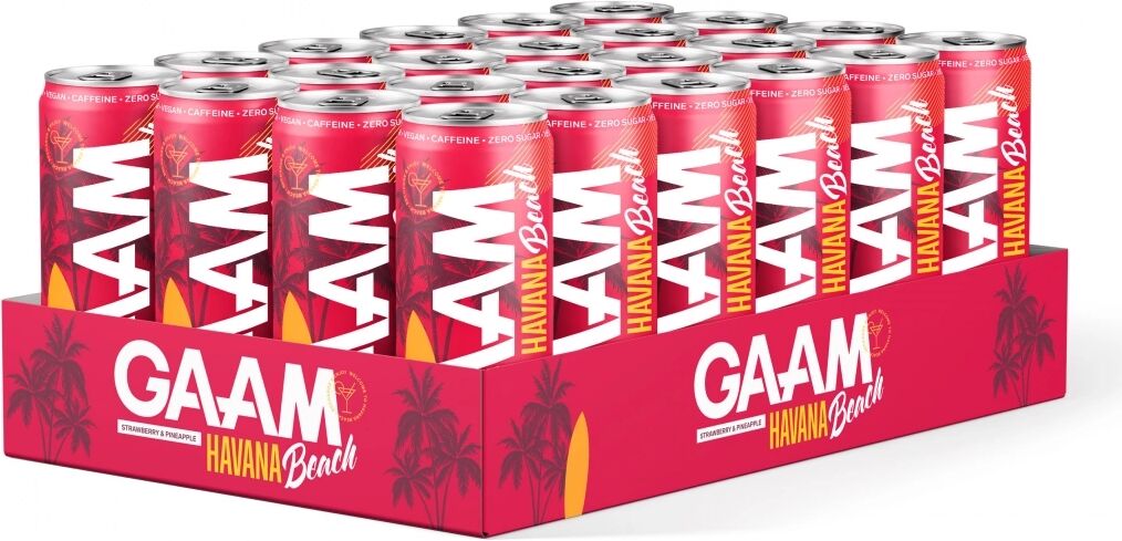 GAAM 24 X Gaam Energy, 330 Ml, Havana Beach