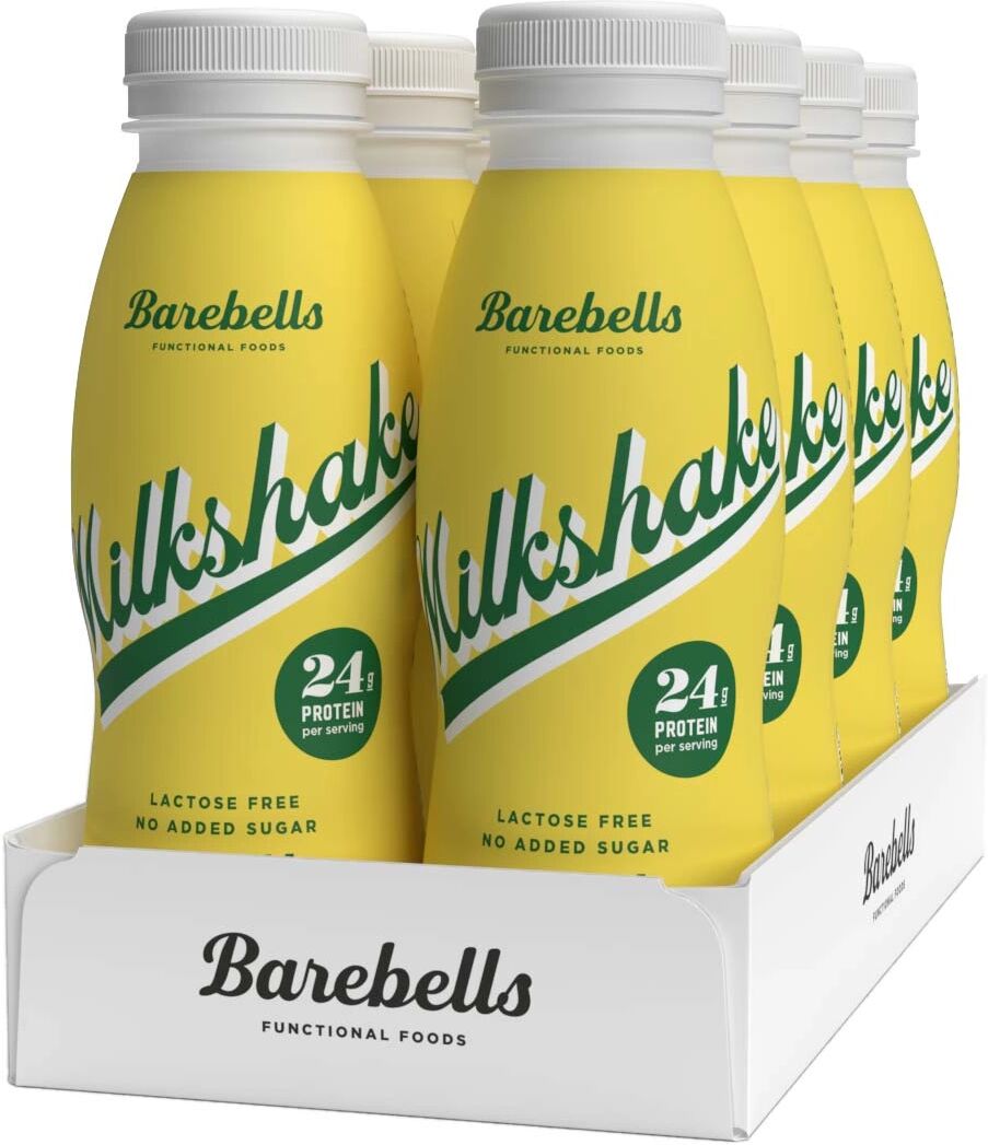 Barebells 8 X Barebells Milkshake, 330 Ml, Banana