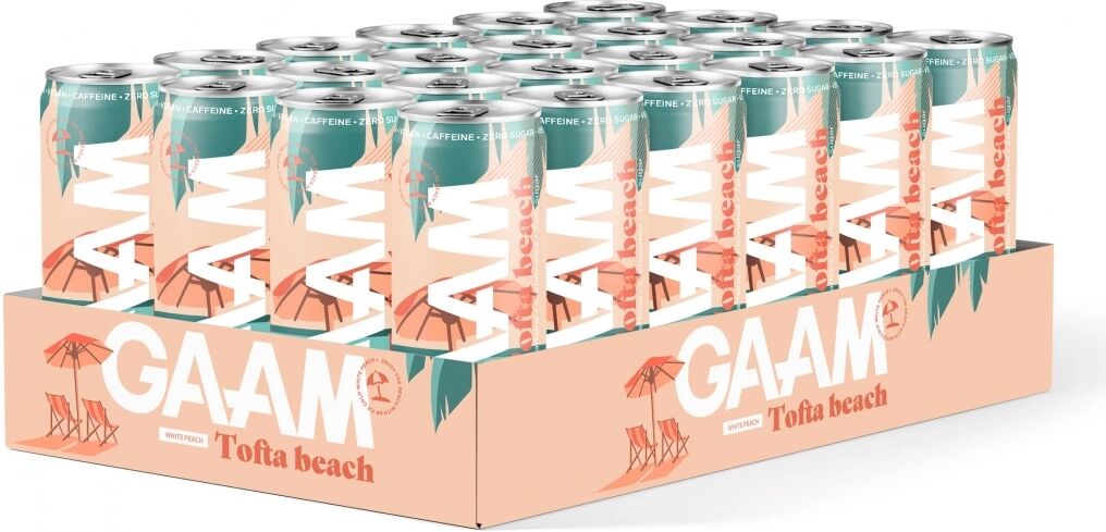 GAAM 24 X Gaam Energy, 330 Ml, Tofta Beach