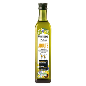 Quintesens Huile Adulte Bio 500ml - Publicité