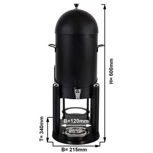 GGM GASTRO - Distributeur de boissons chaudes - 9 litres - Noir Noir