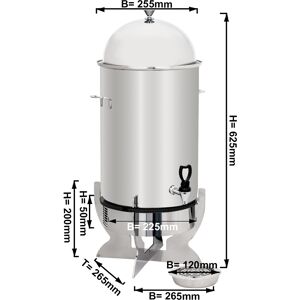 GGM GASTRO - Distributeur de boissons chaudes - avec induction - Chrome