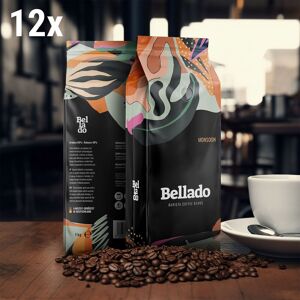 GGM Gastro - BELLADO Café en grains "Monsoon" - 12x 1kg - 60% Arabica & 40% Robusta - Publicité