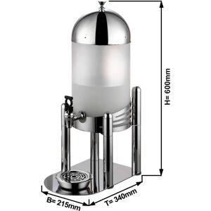 GGM GASTRO - Distributeur de lait/jus - 7 litres - Chrome