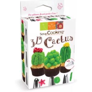 SCRAPCOOKING Douille SCRAPCOOKING Kit 3D Cactus