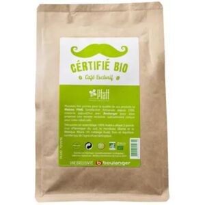 Paquet café PFAFF grains Certifié Bio 25 - Publicité