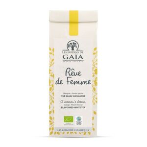 Les Jardins de Gaïa The blanc bio reve de femme - mangue, peche 50g