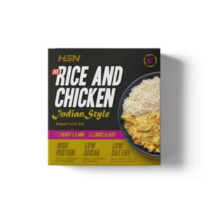 HSN Plat préparé style fit riz au poulet à la sauce curry indienne - 420g - Publicité