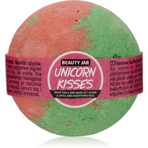 Beauty Jar Unicorn Kisses What Girls Are Made Of? Sugar & Spice And Everything Nice bombe de bain arôme fraise 150 g