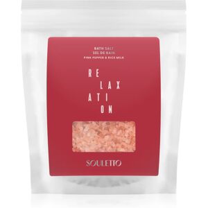 Souletto Pink Pepper & Rice Milk Bath Salt sel de bain 500 g