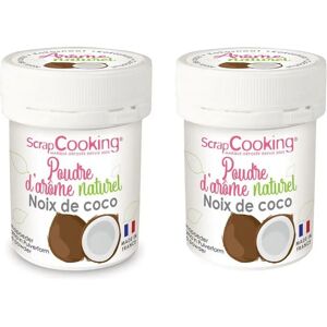 Arôme alimentaire naturel en poudre 30 g - noix de coco Scrapcooking