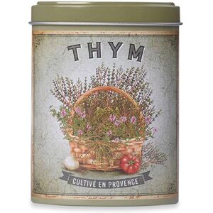 Thym de Provence avec boite verseuse en metal 20 gr [Noir]