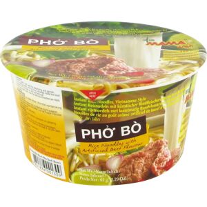 Asiamarche france Soupe Pho, pates de riz au Boeuf en bol de 65g Mama 1 bol