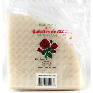 Asiamarche france Galettes, Feuilles de riz triangulaire 454g Red Roses