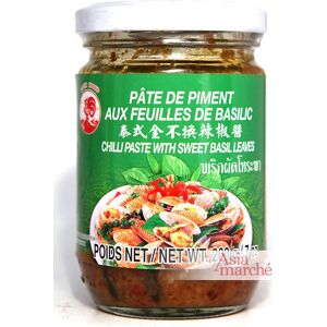 Asiamarche france Pate de piment au basilic 200g Coq