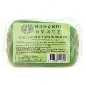 Asiamarché france Gâteau à la pâte de soja / Pandan, Bay Teuil 80g - Publicité