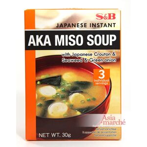 Asiamarche france Soupe Miso Aka 30g S&B