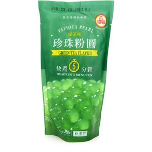 Asiamarche france Billes de tapioca au the vert pour Bubble Tea 250g