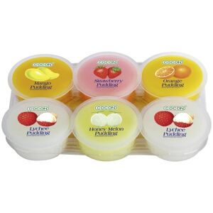 Asiamarche france Gelees Pudding aux fruits par 6 mix / 480g