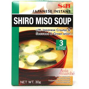 Asiamarche france Soupe Miso Shiro 30g S&B