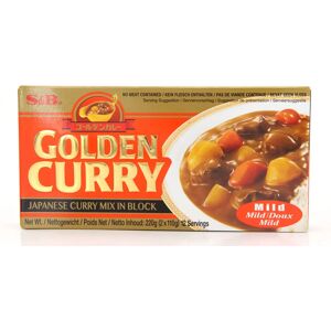 Asiamarche france Golden Curry japonais 92g S&B Doux grosse boîte de 220g