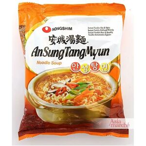 Asiamarche france Soupe Coreenne de nouiles AnSungTangMyun 125g Nongshim Carton de 20 paquets