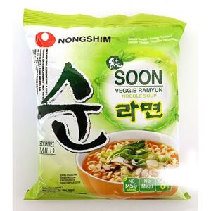 Asiamarche france Soupe de nouilles SOON Vegan 112g Nongshim Carton de 20 paquets