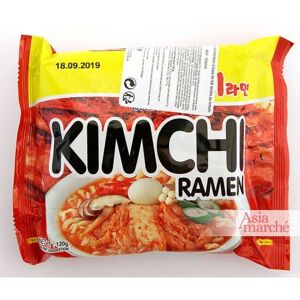 Asiamarche france Soupe epicee de nouilles Kimchi 120g Ottogi Carton de 20 paquets