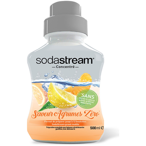 Sodastream CONCENTRE AGRUMES ZERO 500 ML - Publicité