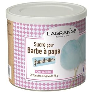 Lagrange 380008 Boite de sucre a barbe a papa 500 g - Framboise - Publicité