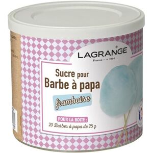 Lagrange 380008 Boite de sucre a barbe a papa 500 g - Framboise - Publicité