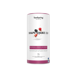 foodspring Shape Shake 2.0   900 g   Fruits des Bois et Yaourt   Substitut de Repas   Shake Protéiné pour la Perte de Poids