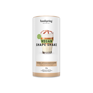 foodspring Shape Shake Vegan   900 g   Café au Lait Caramel   Substitut de Repas   100% Végétal