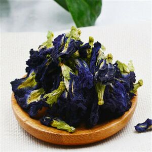 Thé aux fleurs, thé aux pois papillon bleu, thé Ternatea chinois de première classe, 100g