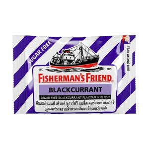 Pastilles Fisherman s Friend, Cassis, Pastilles à saveur de cassis sans sucre, 25 g. x 6/12/24 pièces - Publicité