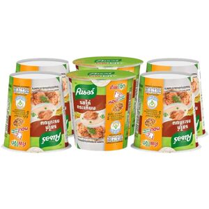 Bouillie de riz instantanée 100 % jasmin Knorr Cup (Congé) avec Poulet Ail 32 g. x 6 pièces - Publicité