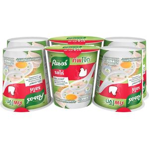 Bouillie de riz instantanée 100 % jasmin Knorr Cup (Congé) au poulet 32 ​​g. x 6 pièces - Publicité