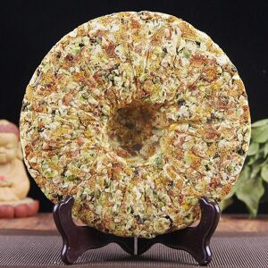 Gâteau au thé Pu-erh Thé cru 357g Gâteau Pu-erh aux fleurs de thé