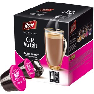 Café René Café Au Lait pour Dolce Gusto. 16 Capsules - Publicité