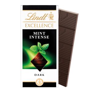Lindt Intense Mint - 100 g. chocolat - Publicité